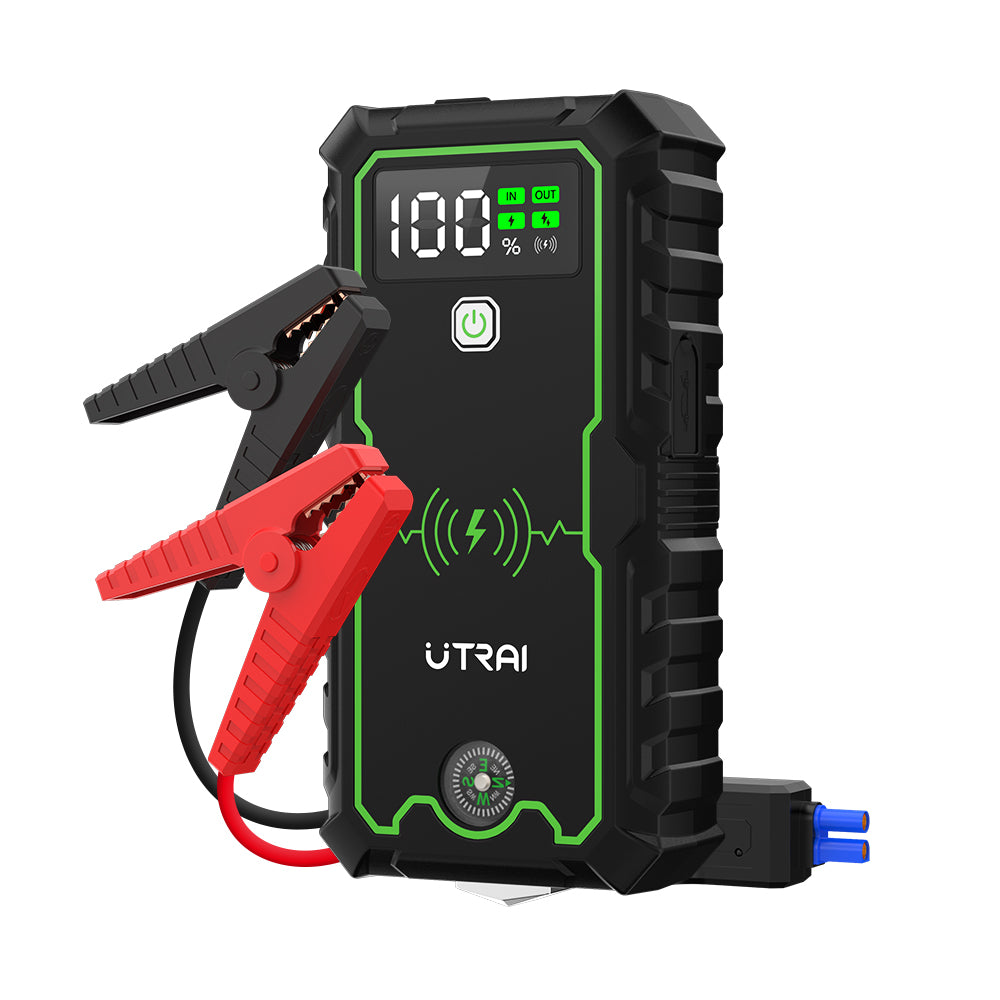 UTRAI Jstar 3 Car Jump Starter 20000mAh 1600A Starting Device Portable  Power Bank Emergency Booster Battery LED Flashlight Color: 20000mAh Jstar 3