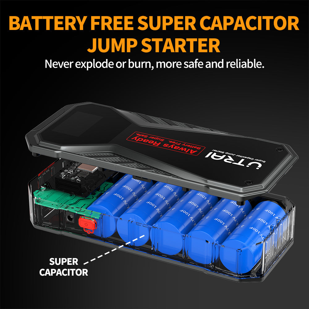 Super capacitor deals jump starter