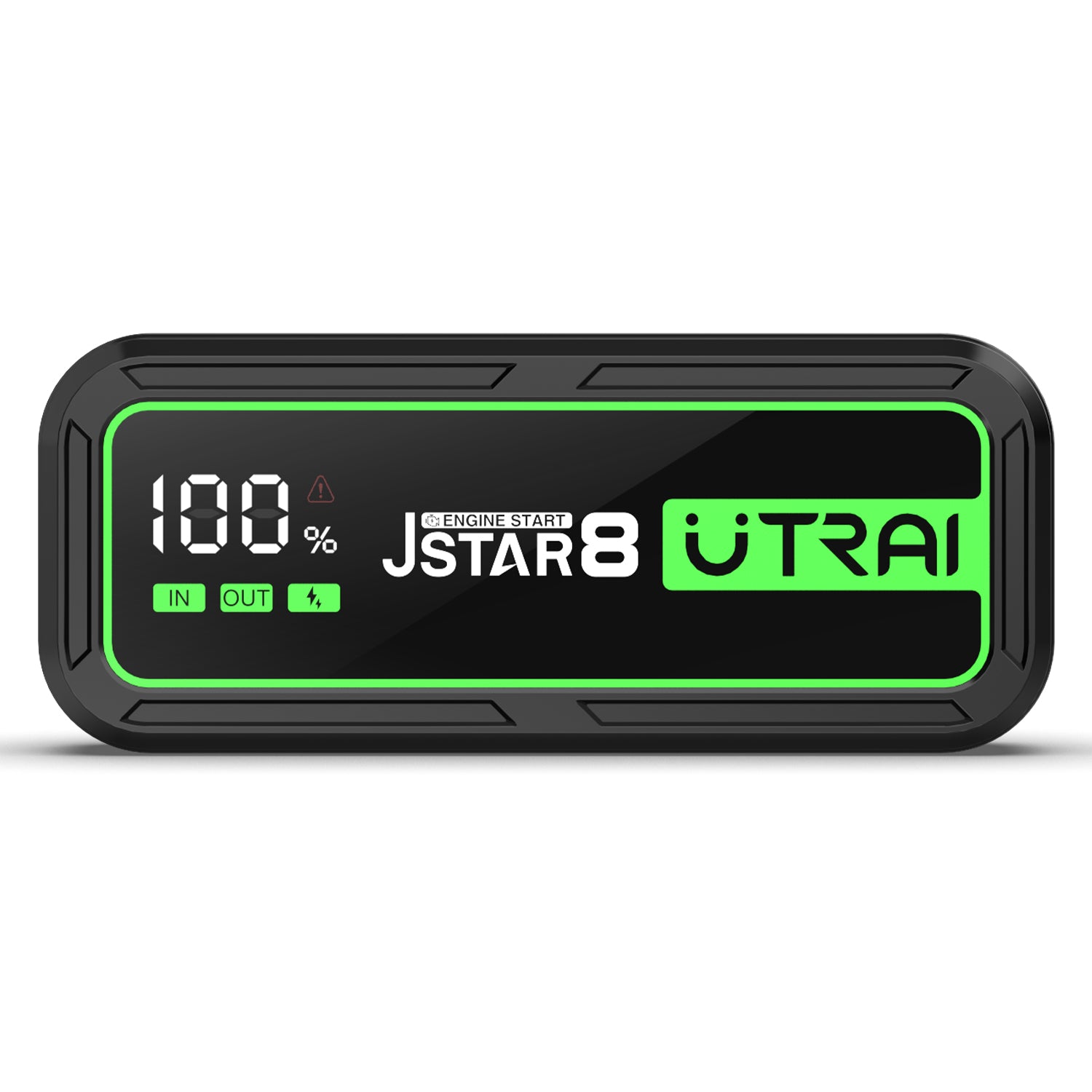 UTRAI Démarreur d'urgence Auto Jstar 4, 12 V 2500A Chargeur sans Fil 10 W  Jump Starter Auto Moto Pince Intelligente avec Display LCD 8L Essence/7L  Diesel